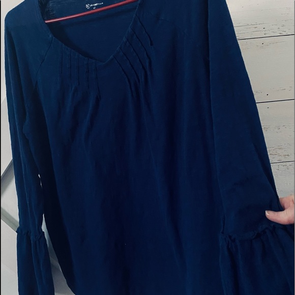 Womens navy casual top - Picture 1 of 1